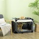 image 7 of PawHut 81cm Foldable Pet Carrier Bag Soft Travel Dog Crate for Medium Dogs Grey