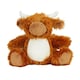 image 1 of Mumbles Printme Highland Cow Plush Toy - Brown - 26cm