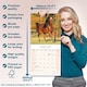 image 6 of Arabian Horses 2026 Calendar | Square Wall Calendar | Animal Gift | Plastic Free Packaging | by Avonside Publishing