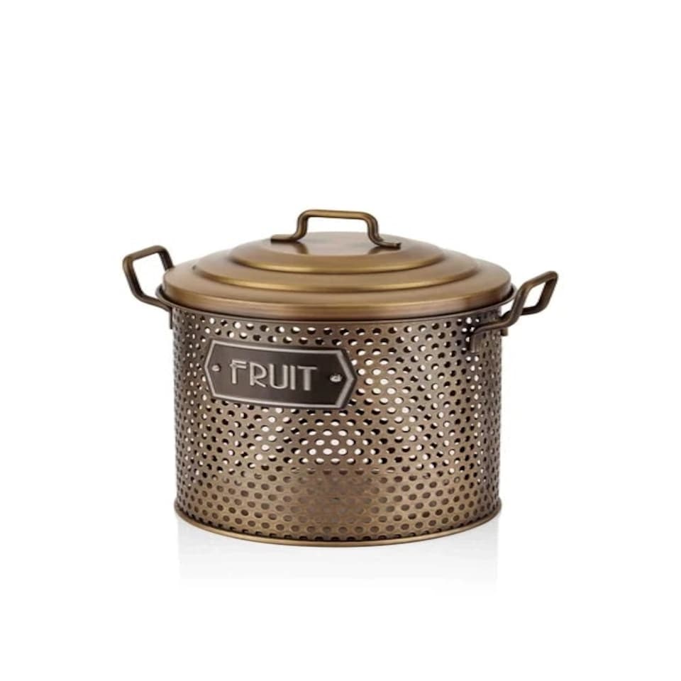 image 1 of Gold Fruit Bin