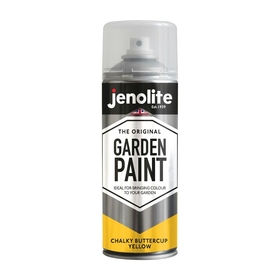 Jenolite Multi-Surface Garden Furniture Paint - Chalky Buttercup Yellow - 400ml Spray Can