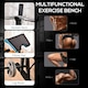 image 4 of HOMCOM Adjustable Weight Bench with Leg Developer Barbell Rack for Home Gym