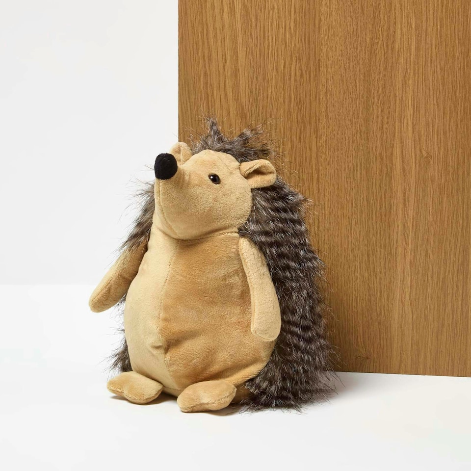 image 1 of Homescapes Hedgehog Doorstop - Set of 2 - Animal Door Stops