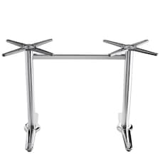 Mindy Aluminium Kitchen Double Base Silver