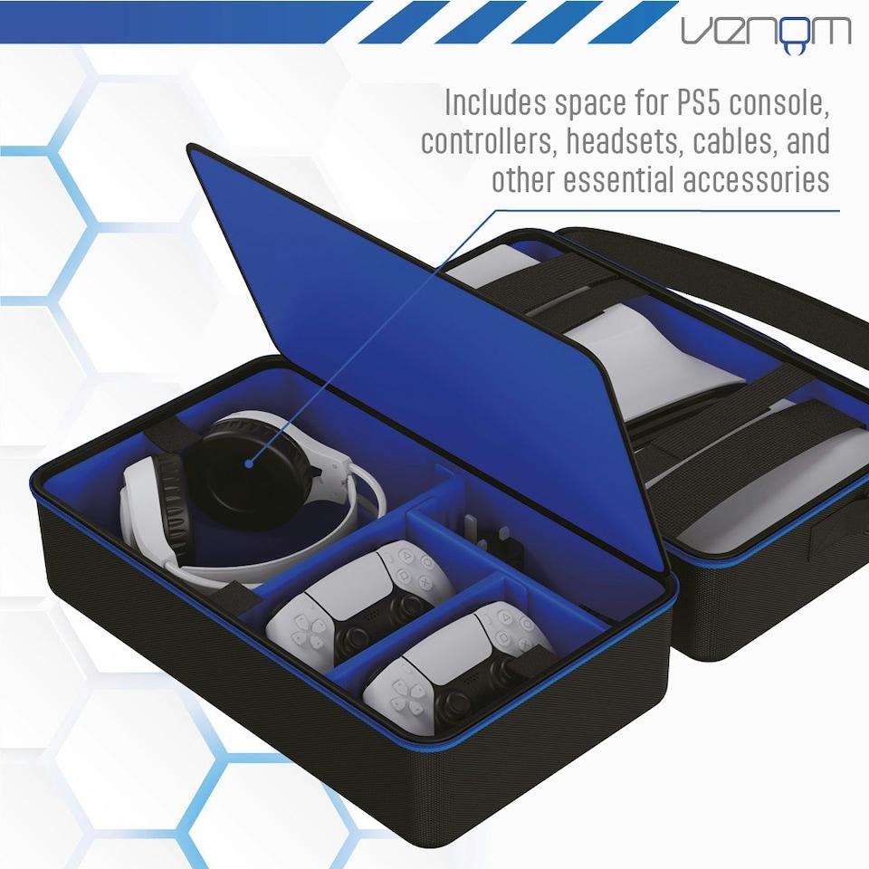 image 1 of Venom PS5 Console Carry Case for Slim & Pro Black