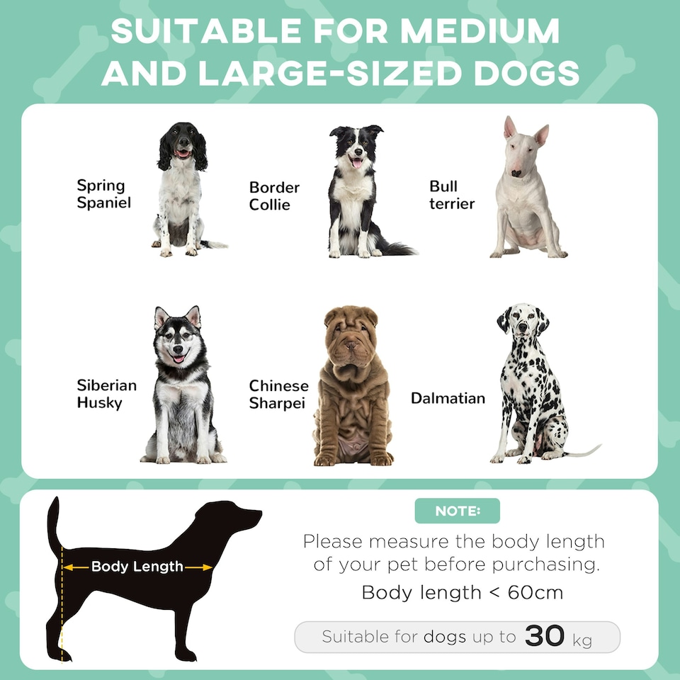 image 1 of PawHut Cooling Raised Dog Bed w/ Breathable Mesh, for M, L Dogs - Light Grey