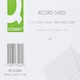 image 4 of Pack of 100 White 5x3" Feint Ruled Flash Revision Cards