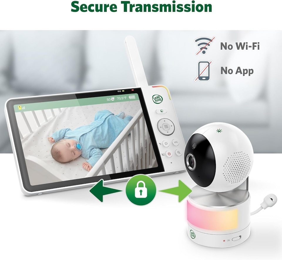 image 1 of LeapFrog LF920HD 7″ Video Baby Monitor with Colour Night Vision