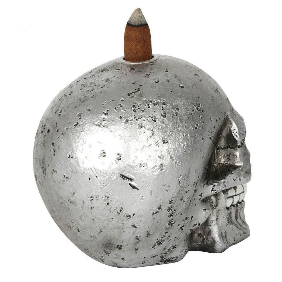 image 1 of Alchemy The Void Resin Backflow Incense Burner - Silver - One Size