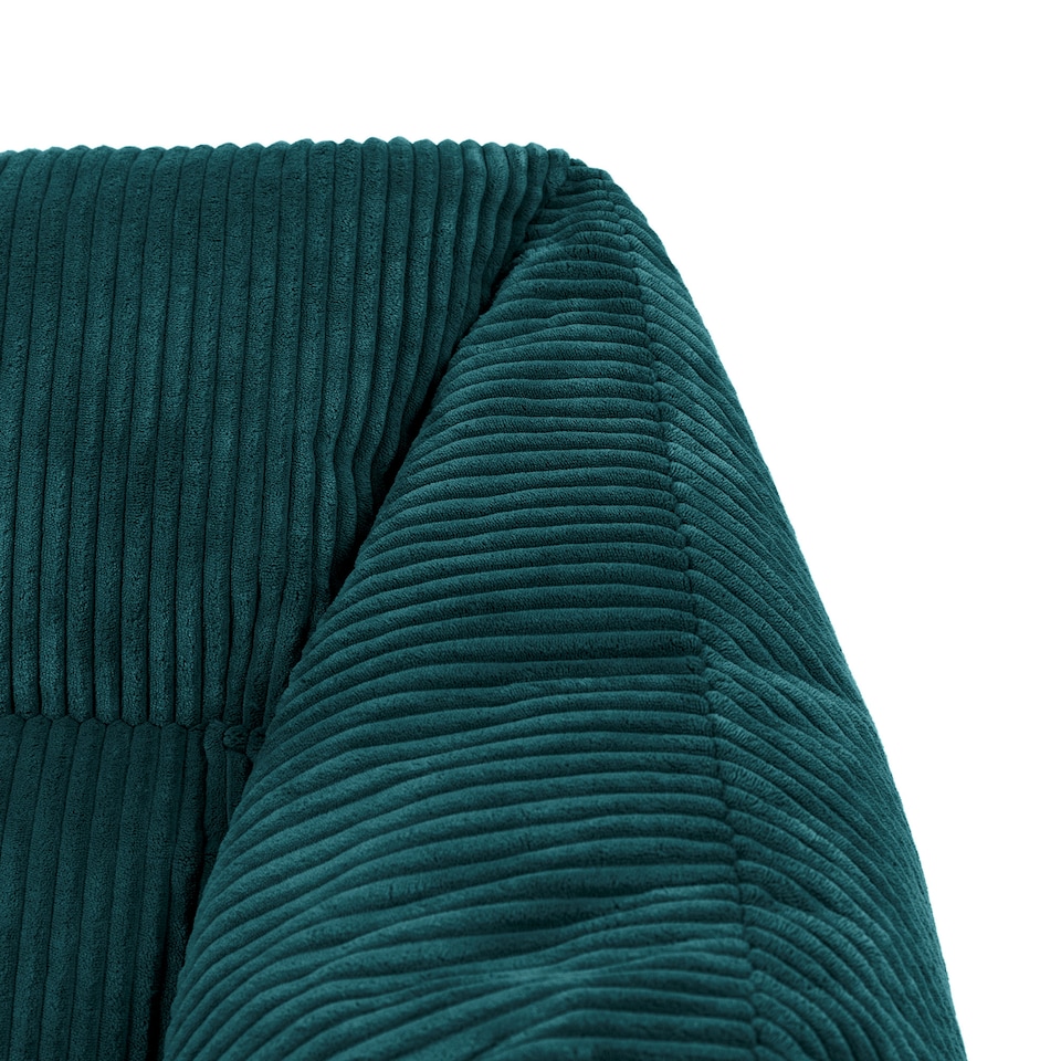 image 1 of Natalia Large Beanbag Corduroy Teal | Green | Teal | XL | 1