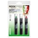 image 1 of Moon Creations Logo Body Crayons - Green/White/Red - One Size