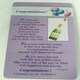 image 1 of Congratulations... (Sentimental Keepsake Wallet / Purse Card)...
