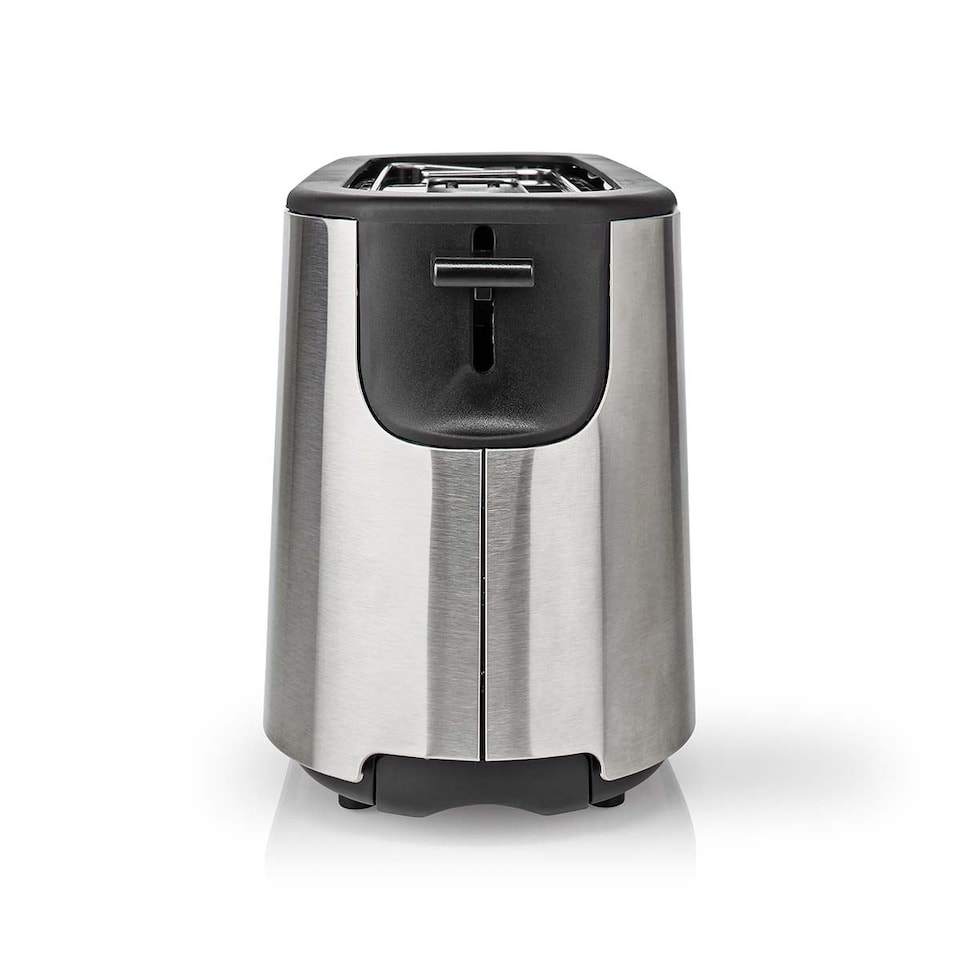 image 1 of Long Slot Toaster, Long Slice or 2 Slice Stainless Steel Toaster with Bun Warming Rack, 6 Browning Levels, Removeable Crumb Tray, Defrost and Reheat, 1000W