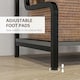 image 5 of HOMCOM 3-Tier Storage Shelf, Metal Shelves for Storage for Home Office, Black