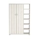 image 1 of Bideford Tall Shoe Cabinet | White | White
