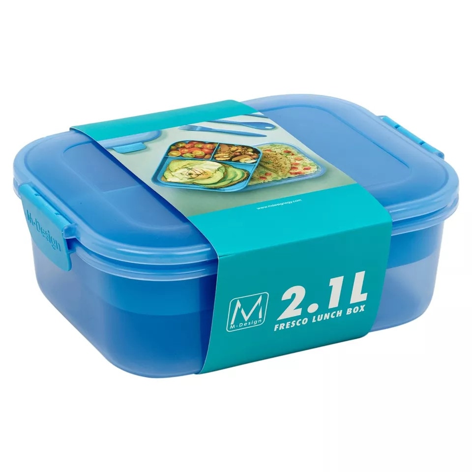 image 1 of 2.1L Airtight Plastic Lunch Boxes | Multi | 1