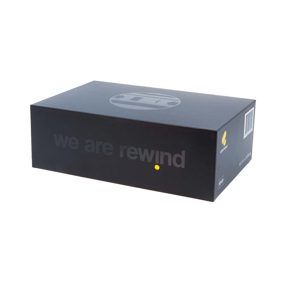 image 1 of We Are Rewind Serge Portable Cassette Player with Bluetooth - Black & Yellow Amy