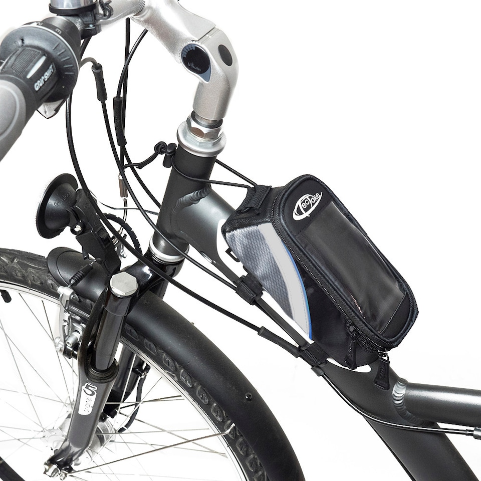 image 1 of Phone holder for bike | Black | black/grey/blue | 1.9 L | 1