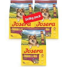 Josera Mini Senior Chicken & Rice | Complete food for toy and small dogs | Gluten-free | Lower protein & fat | Anti-ageing | Salmon Oil Omega 3 | 3x3kg