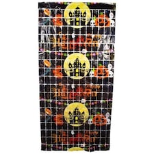 Halloween Characters Plastic Backdrop Block Fringe Curtain 2m x 98cm