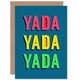 image 1 of Yada Yada Talking Bright Word Bold Card
