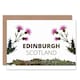 image 1 of Scottish Stylised Skyline Edinburgh City Scottish Scotland Card