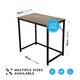 image 3 of Desk Computer PC Laptop Home Office Work desk, Study Writing Brown Rustic Style 80cm Brown