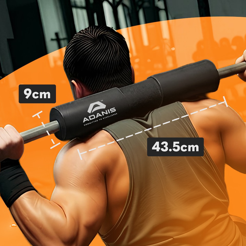 image 1 of Adanis Barbell Pad for Squats & Hip Thrusts, Thick Foam Pad