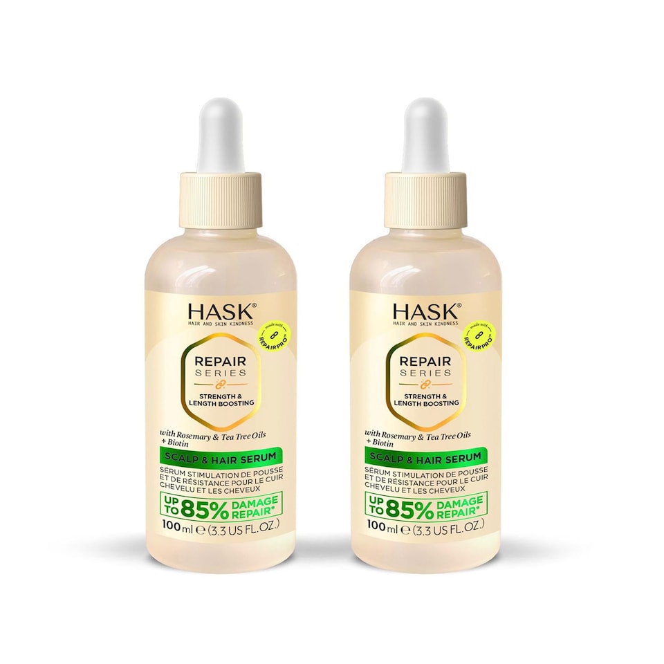 image 1 of Hask Repair Pro Strength & Length Boosting Serum -Hair & Scalp Care, 2 Pack