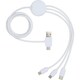 image 3 of Bullet 5 in 1 USB Cable - White - One Size