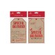 image 2 of 4 Giant Kraft Gift Tags Classic Christmas 2 Assorted