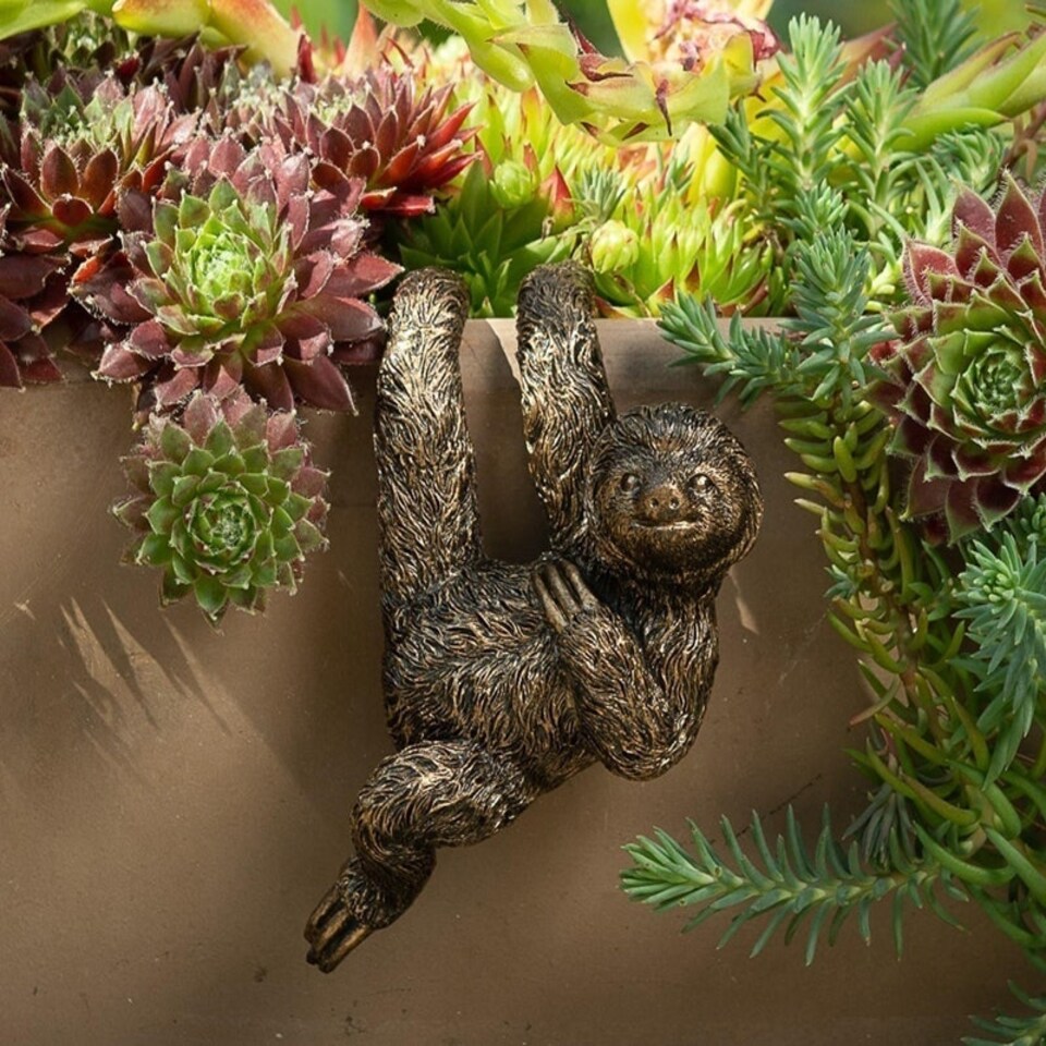 image 1 of Three Toed Sloth Plant Pot Hanger