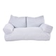image 1 of Living and Home Ice Silk Cooling Pet Sofa Bed for All Seasons Use | Grey | One Size