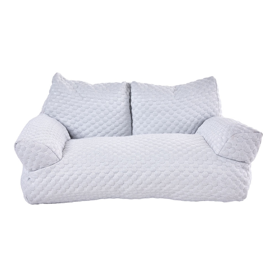 image 1 of Living and Home Ice Silk Cooling Pet Sofa Bed for All Seasons Use | Grey | One Size