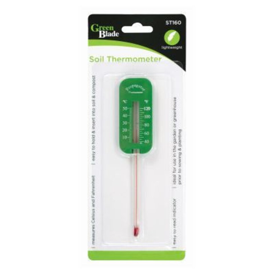 Green Blade Plastic Soil Meter - 15.5cm - Green
