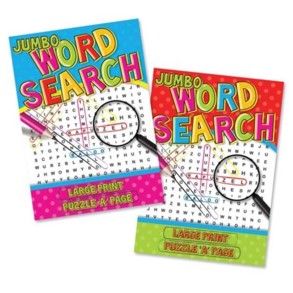 image 1 of Super Jumbo Word Search Book