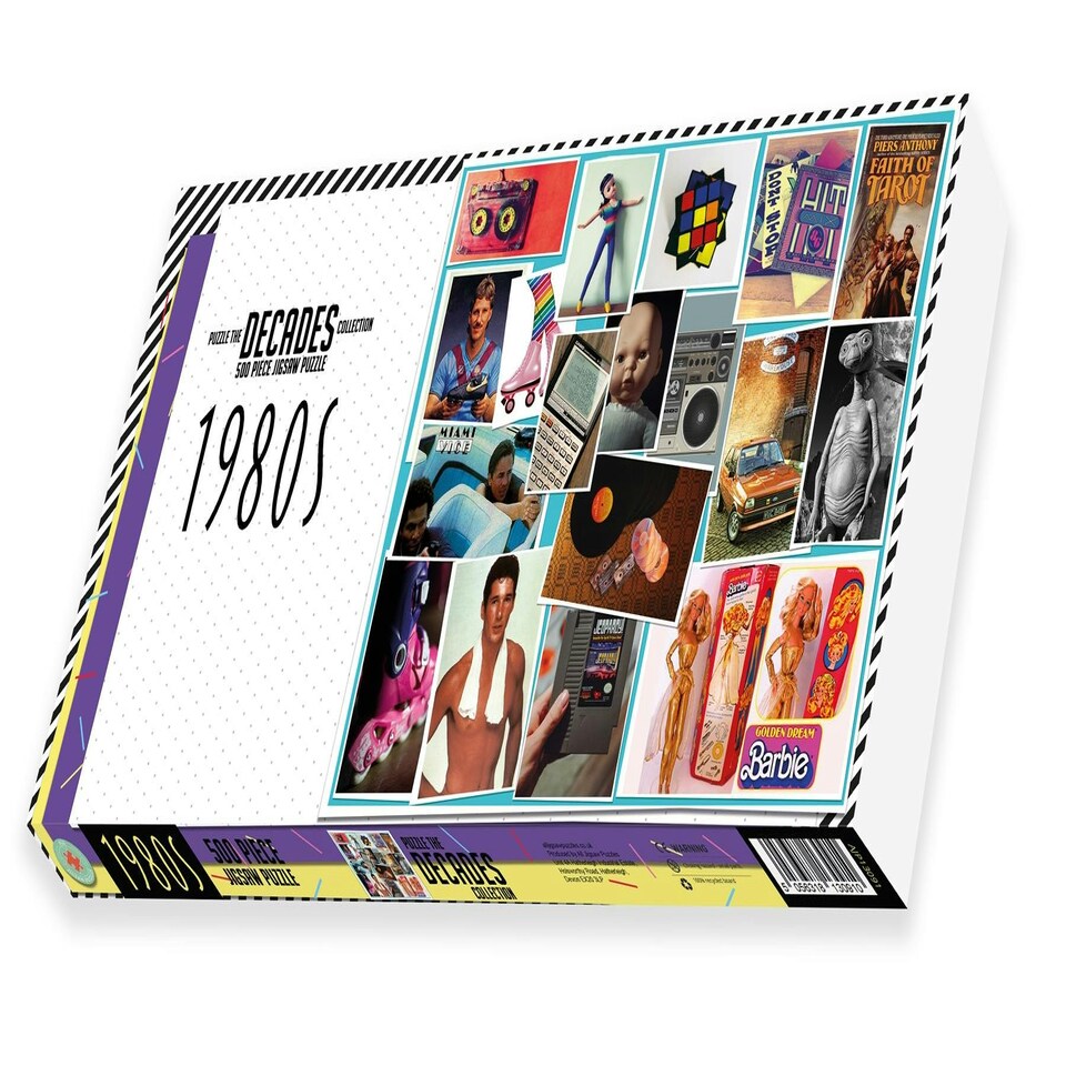image 1 of Decades - 80s 1000 Piece Jigsaw Puzzle