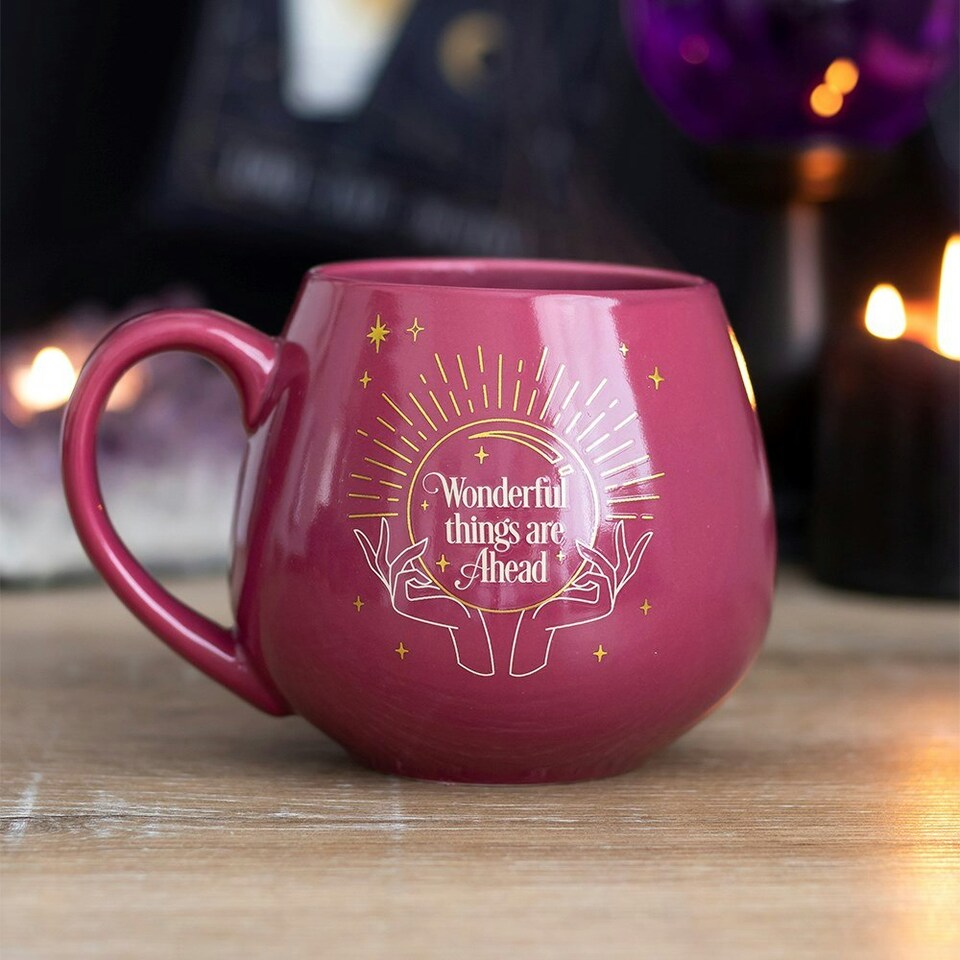 image 1 of Something Different Fortune Teller Heat Changing Mug - Pink - One Size