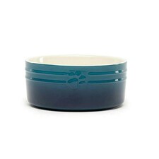 Scruffs Ceramic Ombre Pet Food Bowl 19cm | Blue | 1