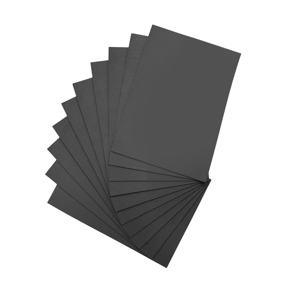 image 1 of Pack of 10 A5 Grey Coloured Eva Foam Sheets | Grey | Grey | A5