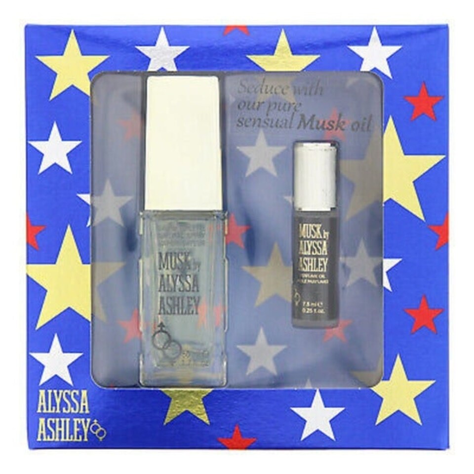 image 1 of Alyssa Ashley Musk Gift Set 50ml EDT Spray + 7.5Ml Parfum Oil