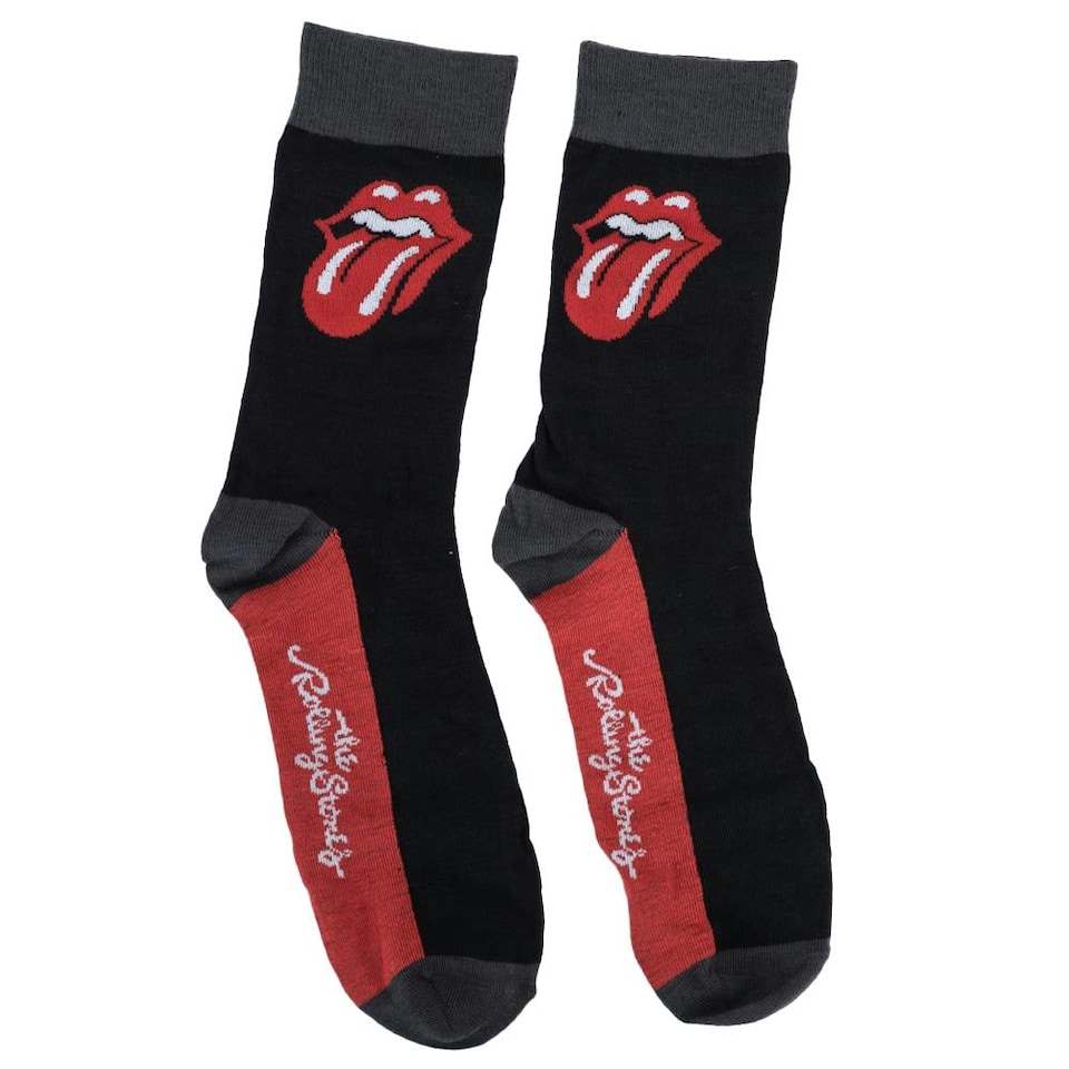 image 1 of The Rolling Stones Mug and Sock Set - Black/Red - 7 UK-11 UK