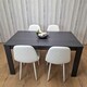 image 3 of Dining Table Set with 4 Chairs Dining Room, Kitchen table set of 4 Grey