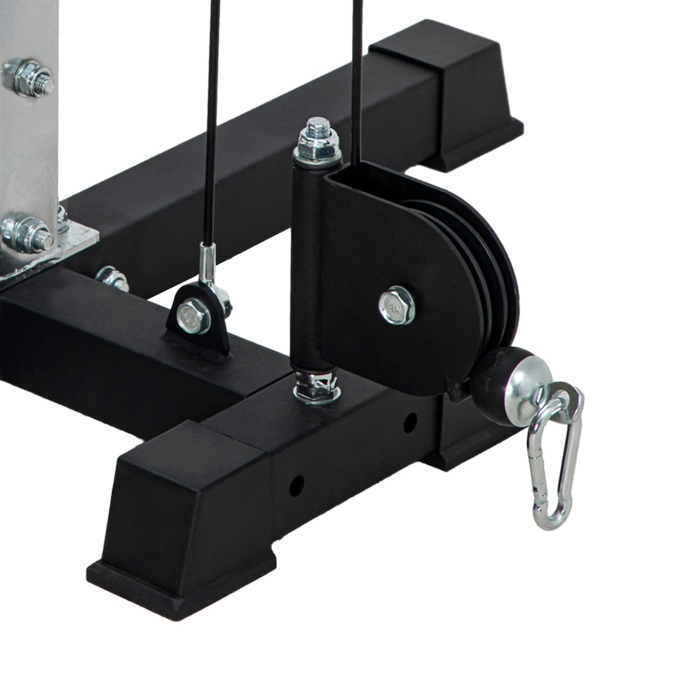 image 1 of SPORTNOW Cable Crossover Machine for Full Body Strength Training