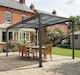 image 2 of Anthracite Veranda Garden Canopy Retractable Sliding Roof 12.8ft x 10ft