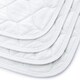 image 9 of Incontinence Bed Pads Non Slip - Extra Heavy Absorbency Washable Bed Sheets, Soft Cotton Waterproof Mattress Protector, Bed Wetting Mats, Single Size Absorbs 2L White | 4 pack | Single