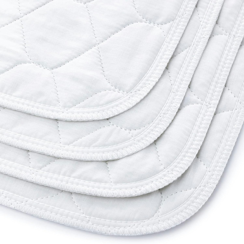 image 1 of Incontinence Bed Pads Non Slip - Extra Heavy Absorbency Washable Bed Sheets, Soft Cotton Waterproof Mattress Protector, Bed Wetting Mats, Single Size Absorbs 2L White | 4 pack | Single