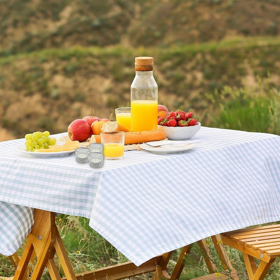 image 1 of Set of 3 Premium Ribbed Glass Tealight Holders (Includes 3 free Tealights) | Clear | One Size