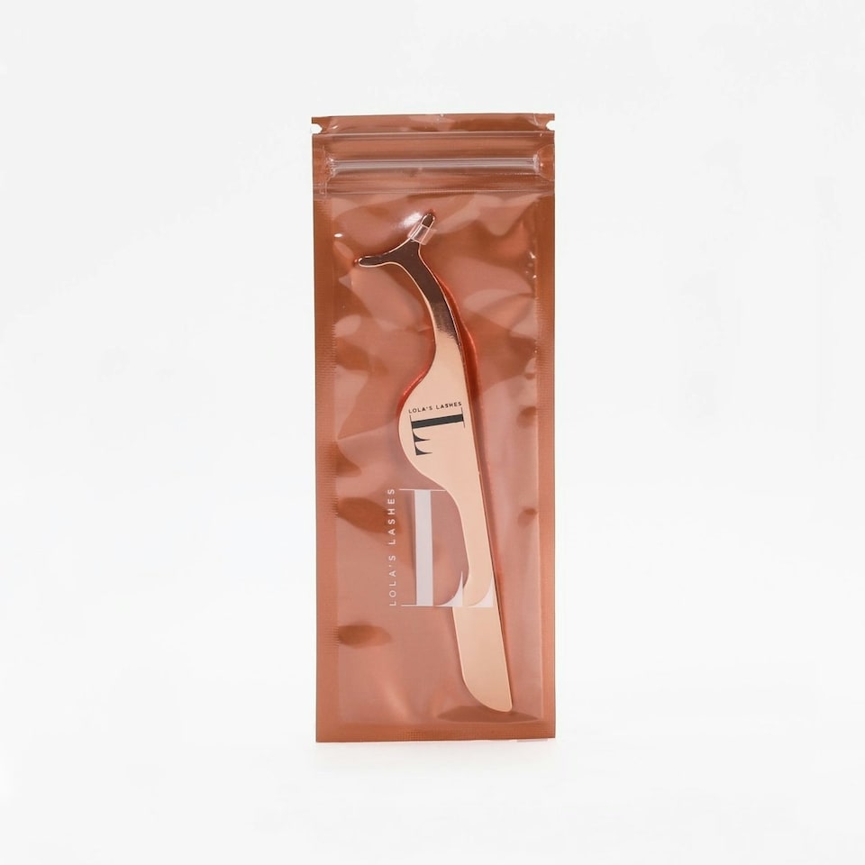 image 1 of Lola's Lashes Rose Gold Precision Eyelash Applicator