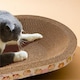 image 4 of Cat Scratcher Bed & Kitten Lounger - Durable Corrugated Cardboard Scratch Pad for Pets - For Furniture Protection & Healthy Claws